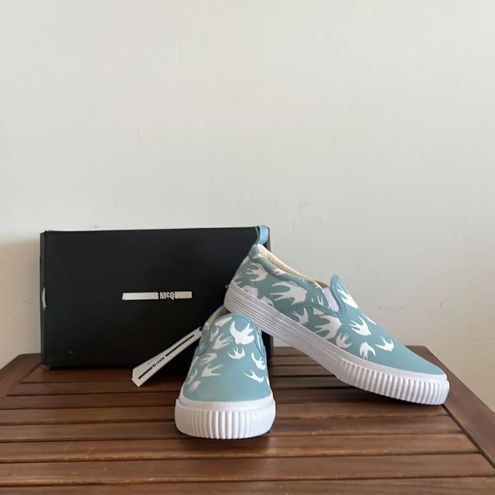 McQ by Alexander McQueen Swallow Sneaker Light Blue EU 40/US Women Size 10